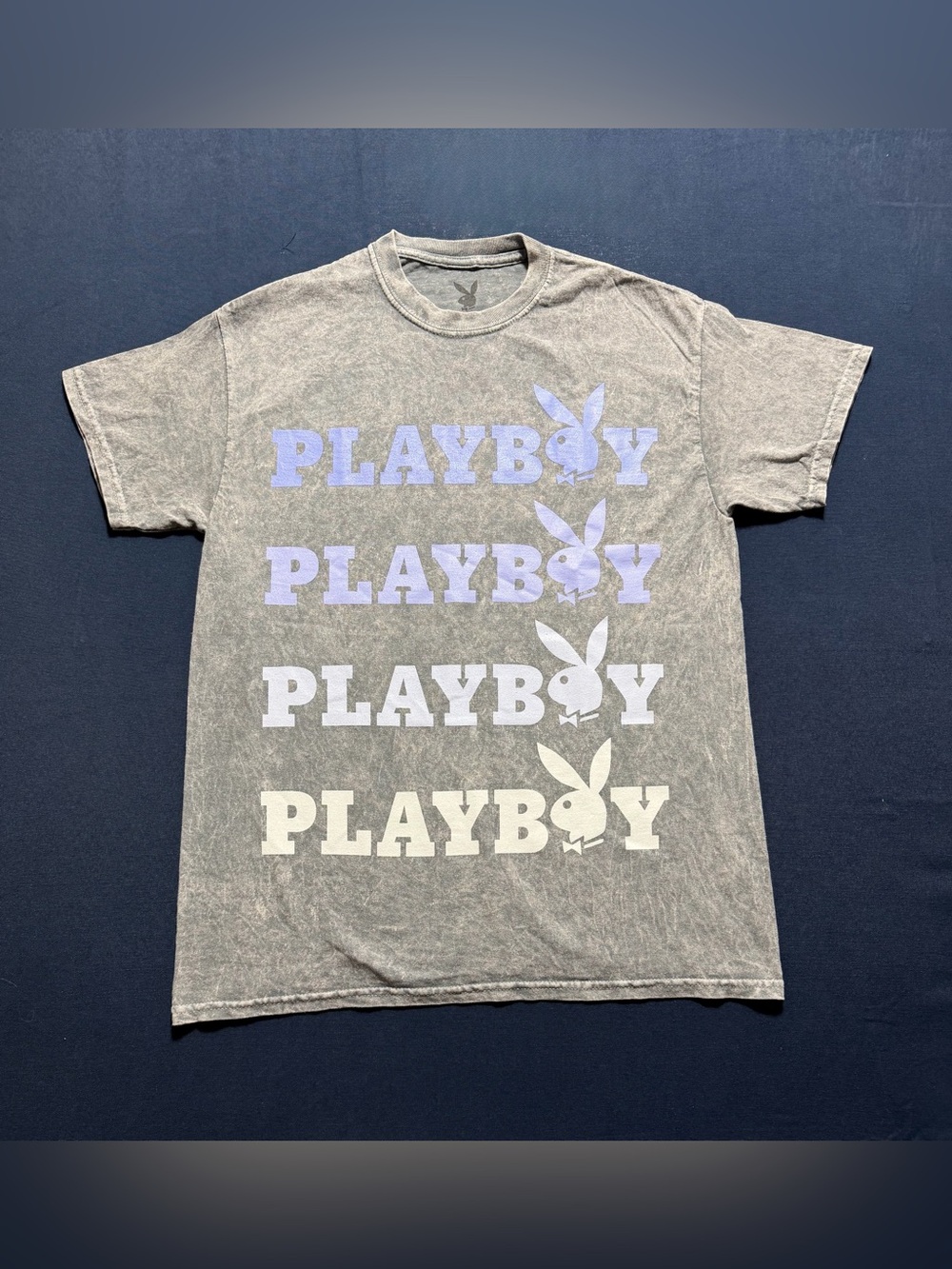100% Cotton M nwot Playboy Stacking Logo Graphic T-Shirt